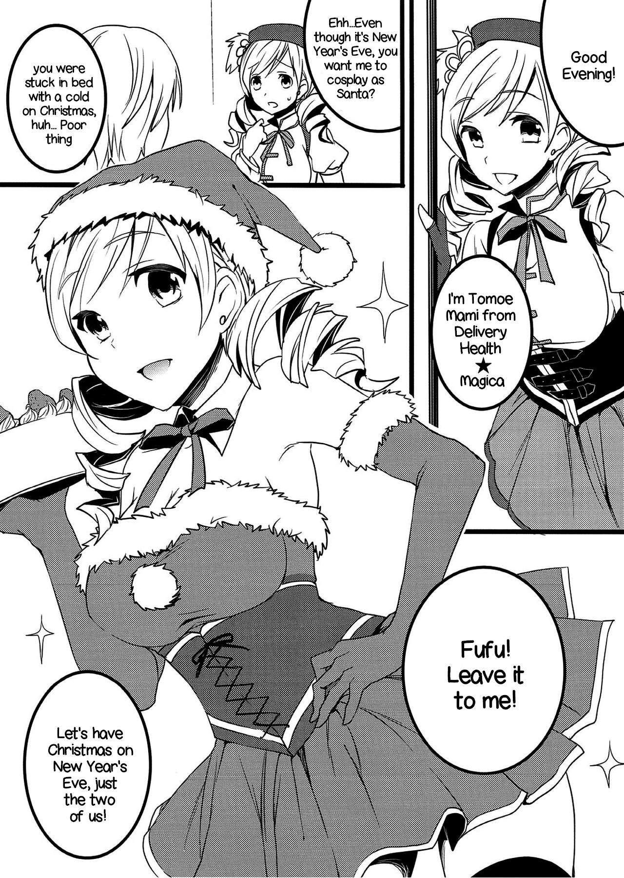 Hentai Manga Comic-Delivery Health☆Magica Extra Edition Mami Santa-Read-2